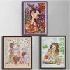 Mix 3 w 1 wielkie oczy DIY Cross Stitch Narzędzia haftu