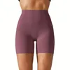 Yoga şort kadın spor salonu kısa kadın hizalanan kadın sporları yüksek bel koşu fiess spor salonu iç çamaşırı egzersiz tozluk