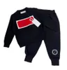 Set di abbigliamento per bambini per ragazzi 2 pezzi Giacca con cappuccio Giacca per ragazza autunnale Set Completo per ragazzo caldo Top Coat Pantaloni Tuta per bambini