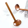 Skedar japanska träslängdslingor slitsade ramen potten durkök kök matrika matsked hushållsbeteckningsredskap