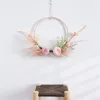 Dekorativa blommor Imitation Flower Amelia Peony Dandelion Half Ring Wedding Wall Decoration Fushou Grass Artificial CA1308