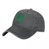 Bollmössor irländsk shamrock denim baseball cap Lucky logo Gym Trucker Hat Spring Drop Men Cool Print