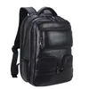 Plecak grube krowi 17 -calowe plecaki laptopa Cowskin Computer Bags Podróż biznesowa skórzana męska