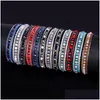 Kettenarmband Bohemian Single Layer Color Crystal Handgewebte Kette Damen Seil Drop Delivery Otisn