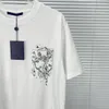 T-shirts pour hommes T-shirts de créateurs de mode S Plus T-shirts de taille Chemise noire et blanche Casual Top de haute qualité Pur coton à manches courtes Coupl Dhyc6