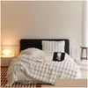 Battaniye kürk kış lüks sıcaklık süper rahat yataklar yüksek kaliteli sıcak kanepe damla teslimat ev bahçe tekstil Dhktp