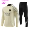 2024 25 PSGPO Tracksuit Soccer Training 22 23 24 Sergio Rico Danilo Pereira Marco Asensio Men and Kids Kit Football Tracks Sursetement Suit Jacket Sportwear SSS