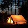 Tents And Shelters Waterproof Large Forest Poly Cotton Canvas Outdoor Hut Camping Luxury Tent