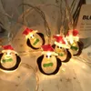 LEDストリングミニクリスマスライトアウトドアストリング20装飾用のかわいい外観ライトデザインYQ240401