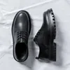 Casual Schuhe Männer Business Lace-up Derby Schuh Büro Karriere Schuhe Gentleman Original Leder Plattform Turnschuhe Chaussure Homme