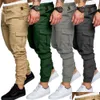 Мужские брюки, модные узкие городские прямые брюки-карго, повседневные брюки-карандаш для бега, тактические мужские армейские прямые поставки одежды, одежда Dhvti