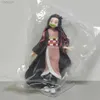 Anime manga demon statua anime Kamado Nezuko Kochou Shinobu Action Figure Kimetsu no Yaiba tsuyuri Kanawo Figurine PVC Model Doll 240401