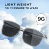 Caponi Classic Polarized Mens Sunglasses Super Elastic Bio-Steel Outdoor Sun Glases UV400 Protect Brand Designer Shades CP2345 240320
