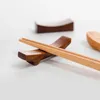 Porte-baguettes en bois de Style japonais, mignon en forme de feuille de canard, repose-baguettes cuillère fourchette support accessoires de table, outil de cuisine