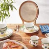 Service à thé Villeroy Boch French Garden Service de table 12 pièces pour 4 assiettes, bols, tasses en porcelaine de qualité supérieure fabriquée en Allemagne