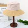 Chapeaux à large bord Chapeau de femme Mode Pêcheur Été Voyage Couverture solaire Visage Sun Beach Femmes Grand Designer Paille