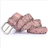 Ceintures Supindy Femmes Ceinture Punk Boucle Rétro Géométrie Étoile Rivet Luxe Femmes Original Ceinture Q240401