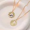 Hanger kettingen schattige panda hanger ketting geschikt voor vrouwen schattige dieren panda bamboe amulet ketting sieraden DIY accessoires kindercadeausL2404