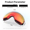 Sunglasses Ski Goggles Men Women Snowboard Glasses Winter Outdoor Snow Sunglasses UV 400 Double Layers Lens AntiFog Skiing Goggles