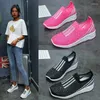 Fitness Shoes Sneakers Women Vulcanize Crystal Shiny Elastic Band Sock Woman Comfort Casual Loafers Sport Running Slip Ons4