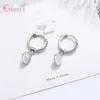 Dangle Earrings Trendy 925 Sterling Silver Round Pendant For Women Girls Fashion Jewelry Accessory Drop Wholesale