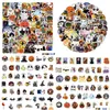 Car Stickers 100Pcs/Lot Wholesale Sale Cartoon Halloween Waterproof No-Duplicate Sticker For Skateboard Helmet Laptop Bottle Decals Dr Dhnt9