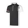 Nuovo abbigliamento da golf Camicia sportiva da uomo Maglia POLO a maniche corte ad asciugatura rapida Abbigliamento da pallina da golf Top da uomo