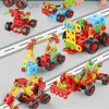 Blokuje Dzieciowe Nakrętki do śrubowości Puzzle Udawanie gry narzędzia do dysmarowania narzędzia Dzieci Wiersz 3D Puzzle Toys For Boy 240401