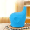 Kupalar bebek fincan kapağı silikon fil şekli kapaklar yeniden kullanılabilir dökülme geçirmez içme araçları