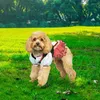 Köpek giyim küçük elbiseler köpekler için kadın evcil hayvan yaz bahar lüks inci kırmızı binicilik kaput malzeme öğeleri