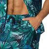 11 färger Mens Fashion Print Sets Lapel Short Sleeve Casual Shirt Beach Shorts Set Summer Vacation Hawaiian Suits S-5XL 240410