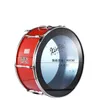 22/24 pouces de tambour de l'armée Team Young Pioneers Drum Team Team Blue Transparent Student Drum