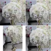 Flores decorativas Grinaldas Spr 3/4 Bola -10 Pçs/lote Mix Color Peças Centrais Do Casamento Para Flor Artificial Artificial Hortênsia Gota Deli Dhusi