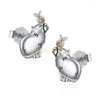 Boucles d'oreilles Capybara élégantes, ornement à la mode, Piercing, anneaux d'oreille, bijoux à breloques C9GF