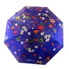 Parapluie camélia haut de gamme pliant automatique Protection solaire Protection Uv parasol double usage femme marque de mode parasol