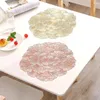 Tischsets Haushalt Küche Tischset PVC waschbar für Esszimmer Dekor Matte rutschfest Set in Zubehör Tasse Wein Pad