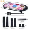 Gift Box Pre Smoking Accessories Kit 6 IN 1 Rolling Tray Accessories Set With Tray Brush Cone Maker Cone Stopper Tube