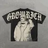 Punk Hip Hop Graphic T Shirts Mens Vintage Y2k Top Harajuku Goth Oversized T Shirt Fashion Loose Casual Short Sleeve Streetwear 240314