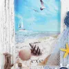 Cornici 6 pollici portafoto Oceano Po Stile Mediterraneo Tema Nautico da Tavolo in Legno