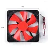Fans Coolings Computer 12V 140Mm 4 Pin Quiet Pc Case Cooling Fan Desktop Cpu Cooler Radiator Dc Heatsink For Accessories Drop Delivery Otrp2