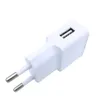 Hot-Selling USB Wall Charger 5V 2A AC Travel Home Adapter US EU Plug för Universal Smartphone Android Phone för Samsung S7 S8