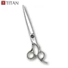 Titan Wysoka jakość SUS440C Japonia stalowa przerzedzanie 7 cala 8 cali narzędzia fryzjerskie nożyczki pies