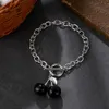 Chain FNIO Bohemian Womens Bracelet Fashion Multi layered Bead Chain Bracelet Set Charming Bracelet Jewelry Punk Q240401