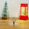 Wine Glasses Cute Creative Hand Blown Glass Cup With Beautiful 3D Christmas Tree Rose Durable Mug Ideal Gift