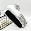 Zapatillas Lobo gris simulado Creativo Cómodo Hogar Zapatos de mujer Suave y cálido Felpa de alta calidad