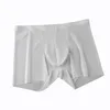 Cuecas masculinas marca cueca masculina calcinha troncos boxer briefs respirável confortável gelo seda jockstrap leve