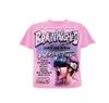 T-shirt a maniche corte con stampa grande Ellstar Hell Star World Tour 2024 Primavera/Estate Batchj6m3q2ugYECV