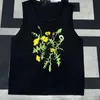 Dames tanktops Camis designer L Family 24 lente/zomer nieuw geborduurde bloem mode leeftijd reducerende slim fit gebreide tanktop voor dames SSQZ