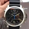 حركة ميكانيكية أوتوماتيكية Paneraiss Panerai luminor الساعات قبالة لقطة سلسلة Panahelumino Pam00526