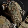 Väskor Tactifans Hunting Påsar IFAK First Aid Kit Tom Pouch Pack RAPID Distribuera Pull Tab ShockCord Inner Panel Molle Clip Hunting